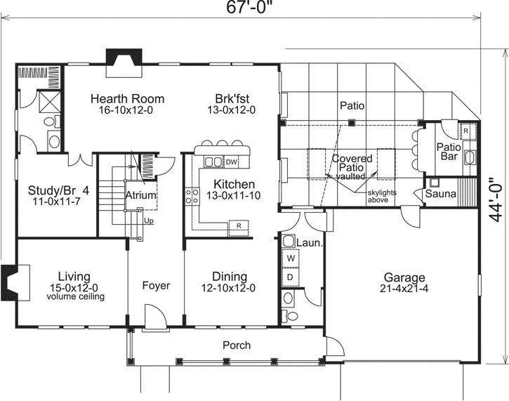 Main Floor Plan: 77-334