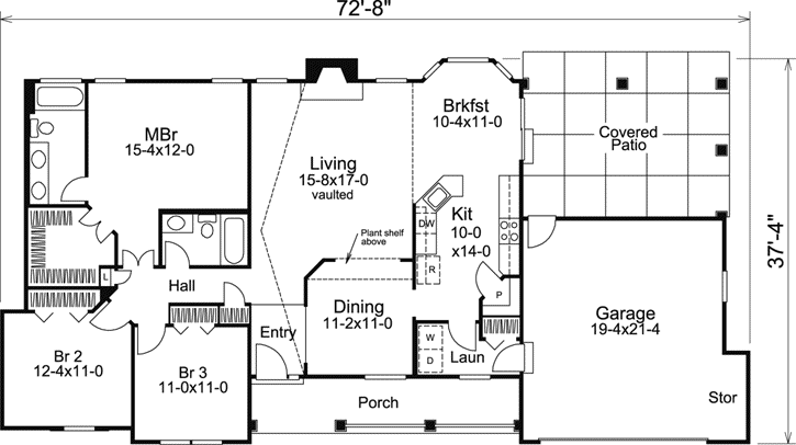 Main Floor Plan: 77-337