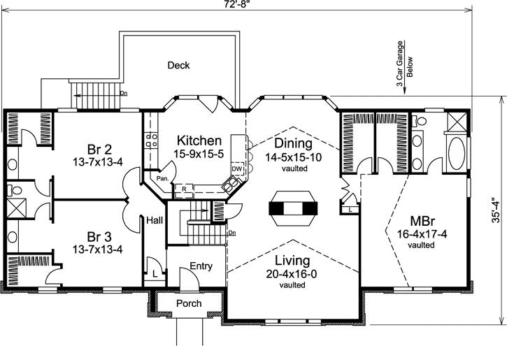 Main Floor Plan: 77-338