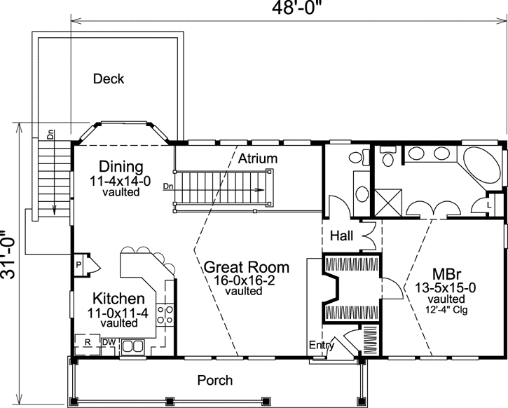 Main Floor Plan: 77-339
