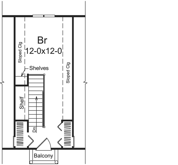 Upper/Second Floor Plan:77-342