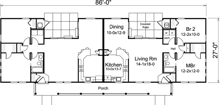 Main Floor Plan: 77-348
