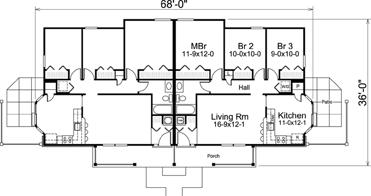 Main Floor Plan: 77-349