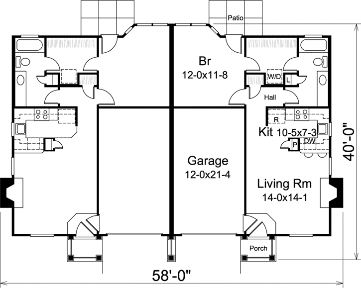 Main Floor Plan: 77-352