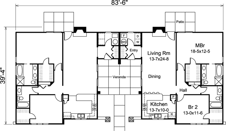 Main Floor Plan: 77-353