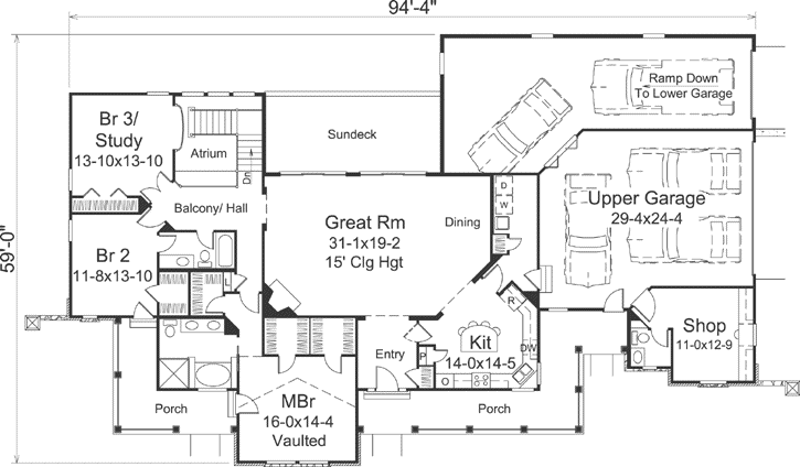 Main Floor Plan: 77-359