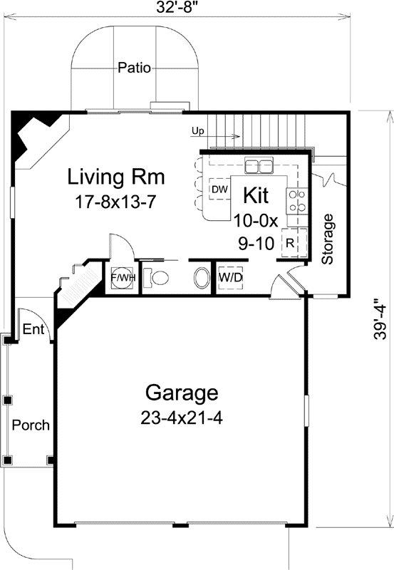 Main Floor Plan: 77-366
