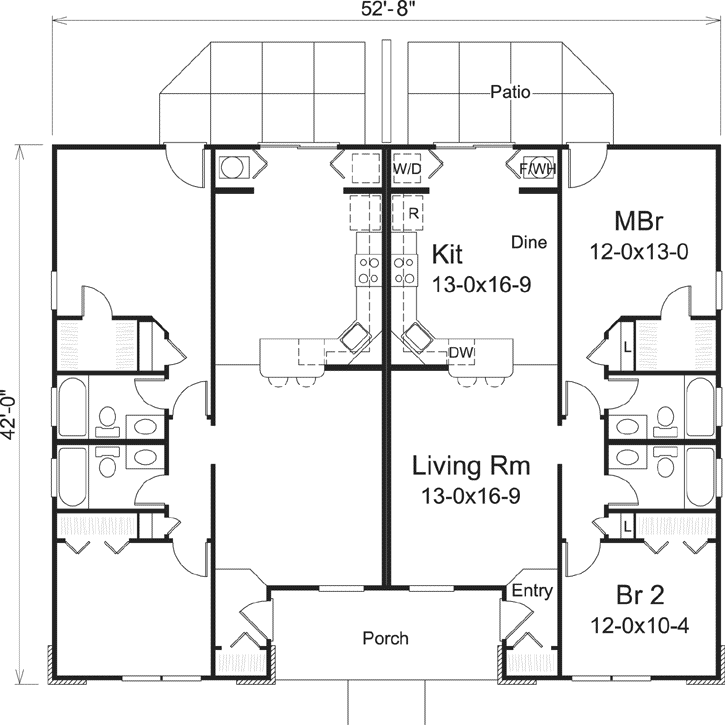 Main Floor Plan: 77-371