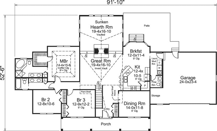 Main Floor Plan: 77-379