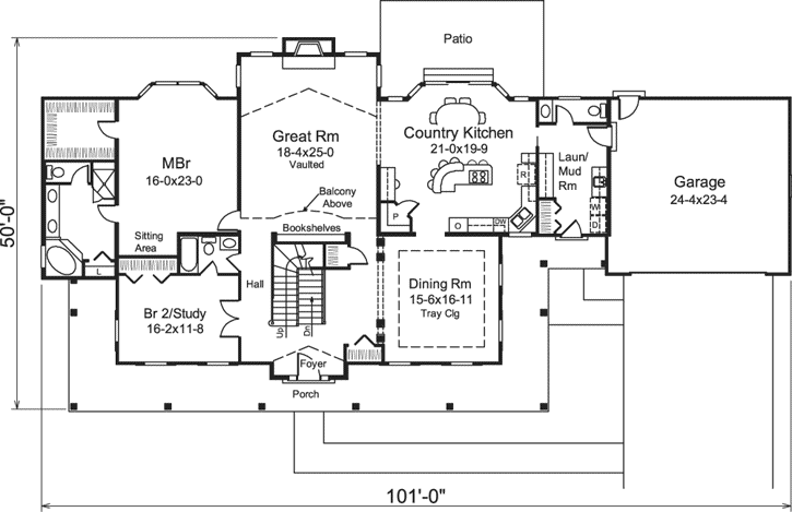 Main Floor Plan: 77-380