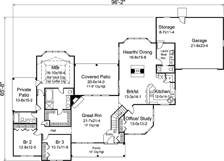 Main Floor Plan: 77-384