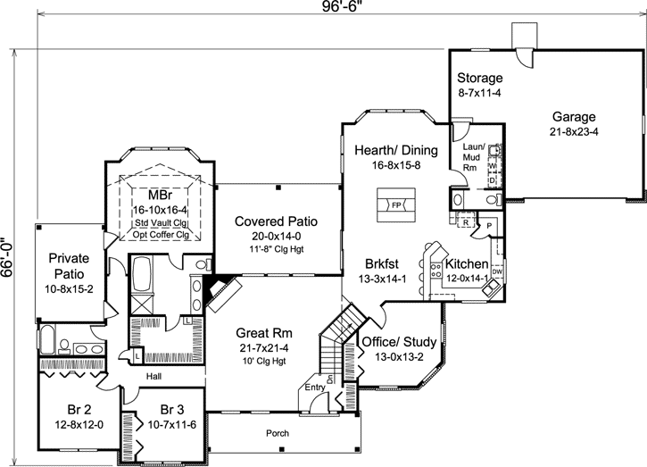 Main Floor Plan: 77-394