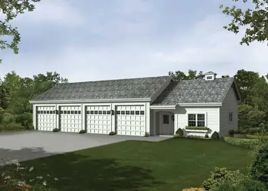 Traditional house plans 77-426 - front exterior, 2,469 sq ft, 0 bed, 0 bath house plans | Monster House Plans