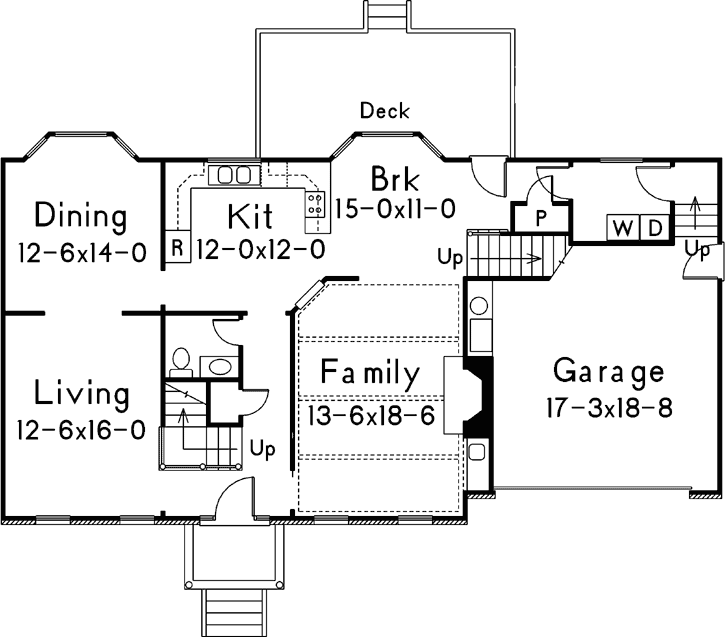Main Floor Plan: 77-450