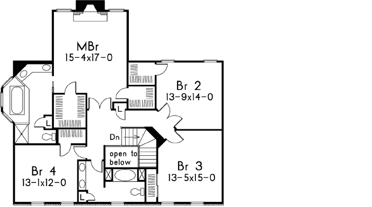 Upper/Second Floor Plan:77-451