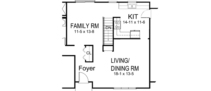 Ranch Style Home Design Plan: 77-460