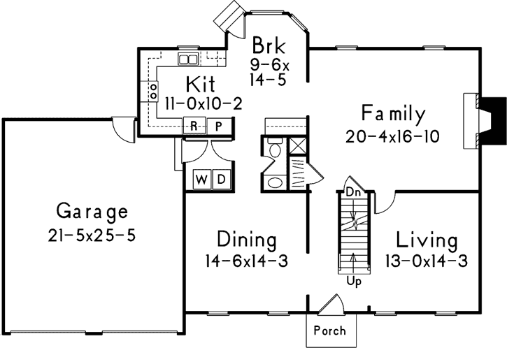 Main Floor Plan: 77-464