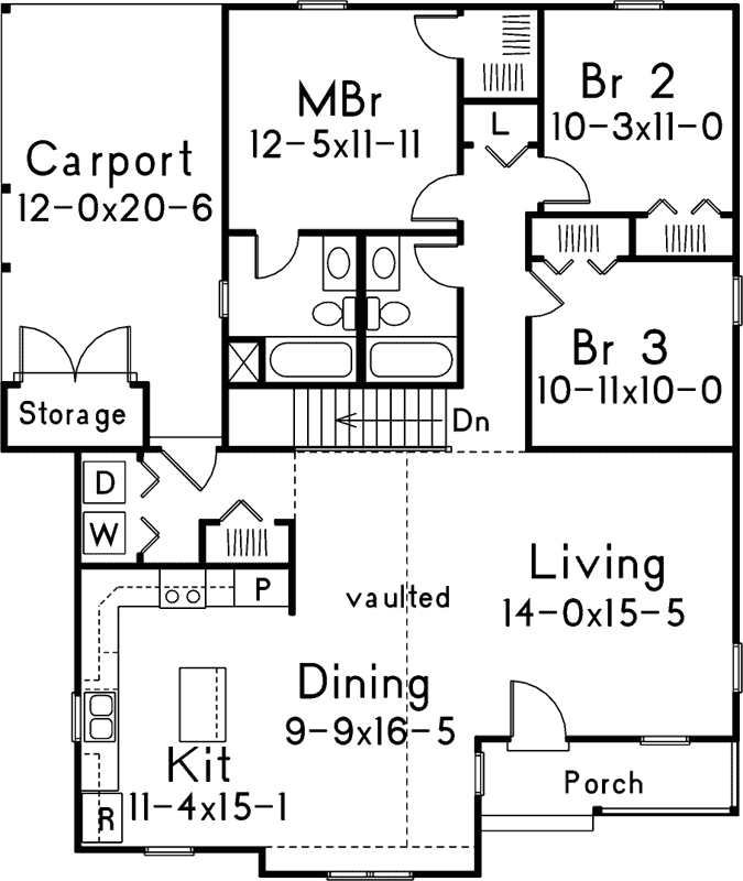Main Floor Plan: 77-469