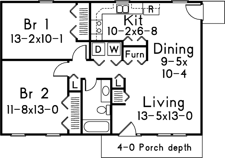 Main Floor Plan: 77-472