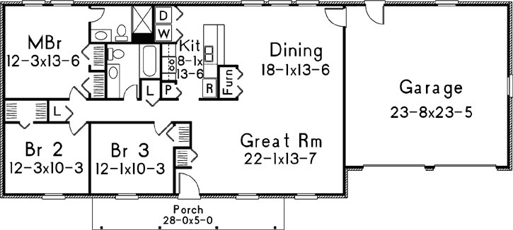 Main Floor Plan: 77-478