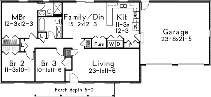 Main Floor Plan: 77-481