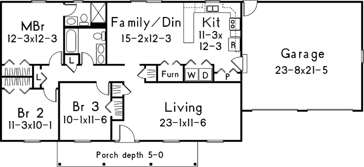 Main Floor Plan: 77-482