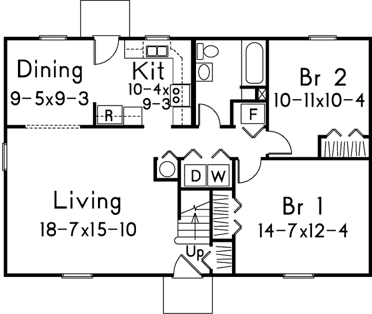 Main Floor Plan: 77-484