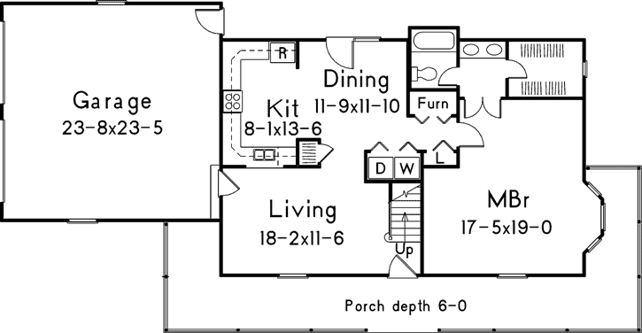 Main Floor Plan: 77-487