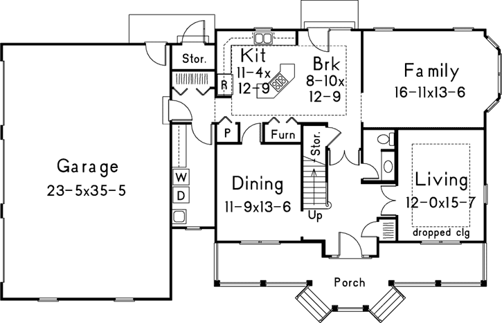 Main Floor Plan: 77-489