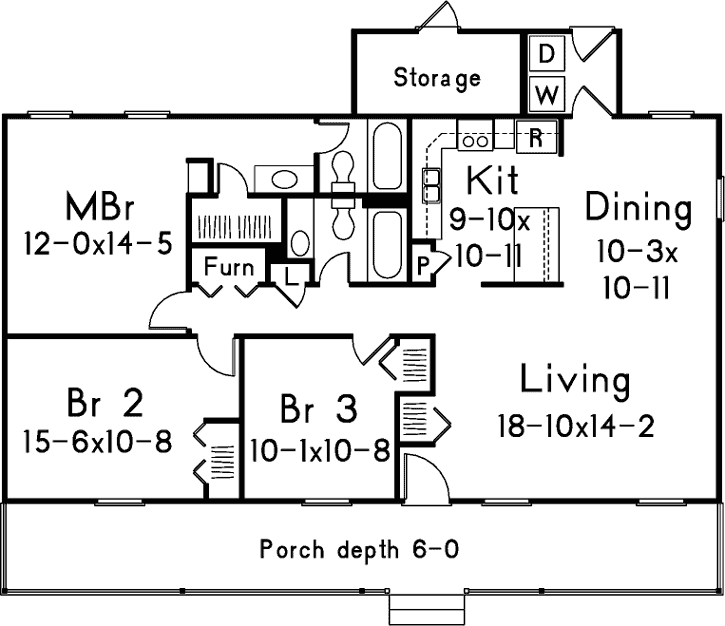 Main Floor Plan: 77-490