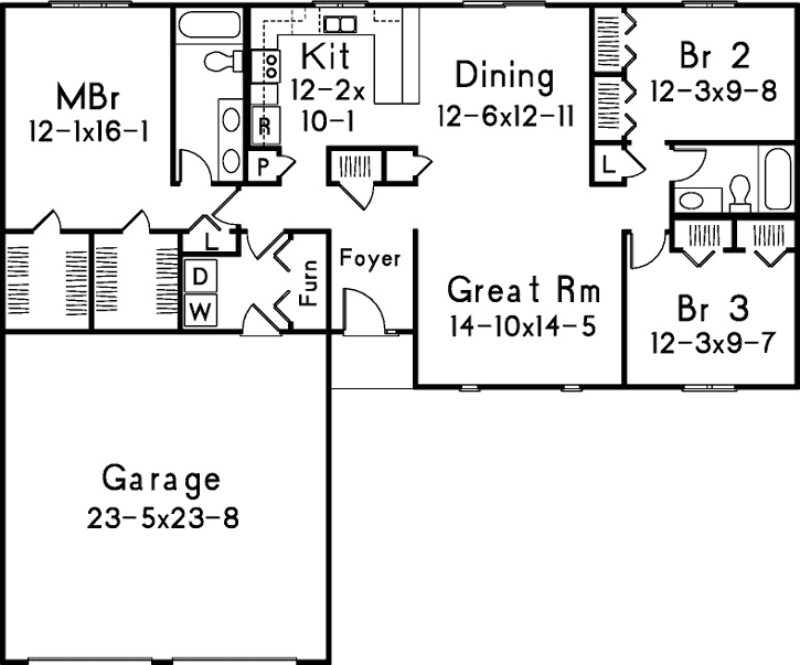Main Floor Plan: 77-491