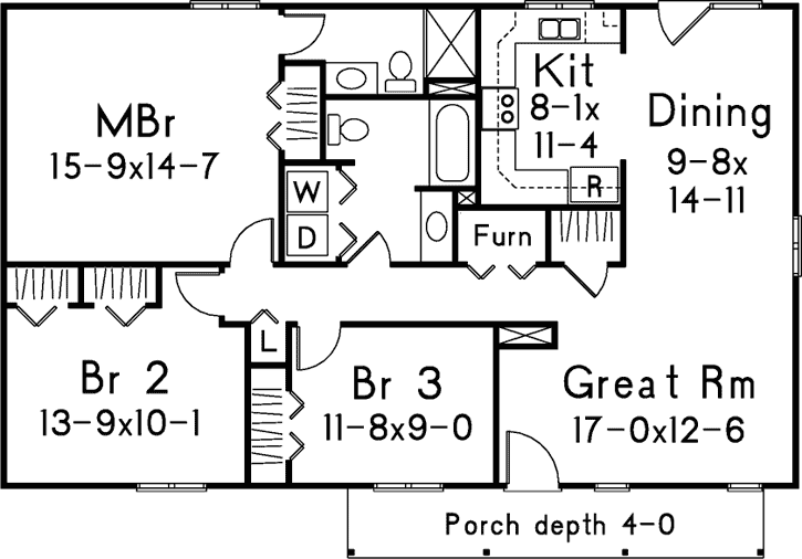 Main Floor Plan: 77-492