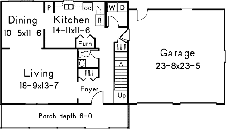 Main Floor Plan: 77-493