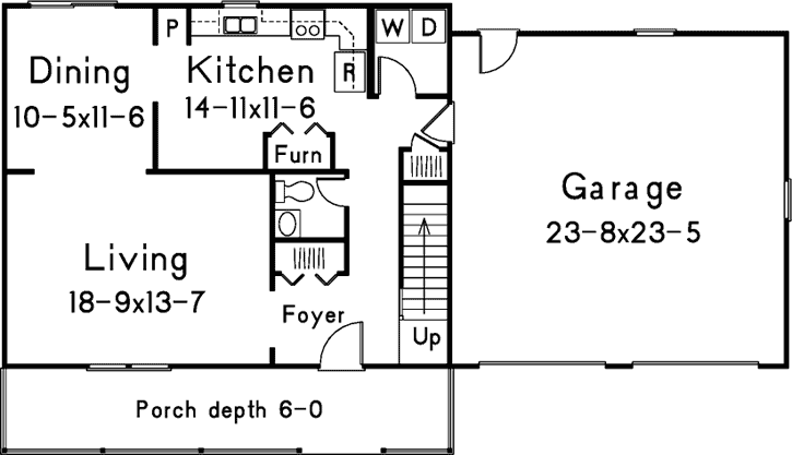 Main Floor Plan: 77-494