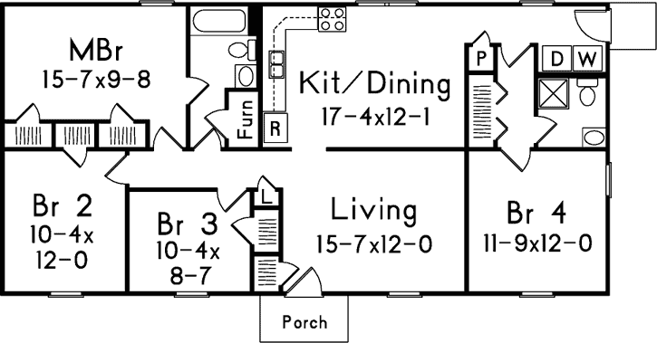 Main Floor Plan: 77-501