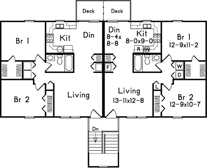 Upper/Second Floor Plan: 77-503