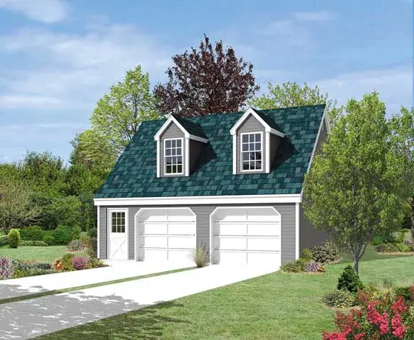 Cape Cod house plans 77-545 - front exterior, 672 sq ft, 0 bed, 0 bath house plans | Monster House Plans