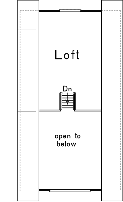 Upper/Second Floor Plan: 77-553