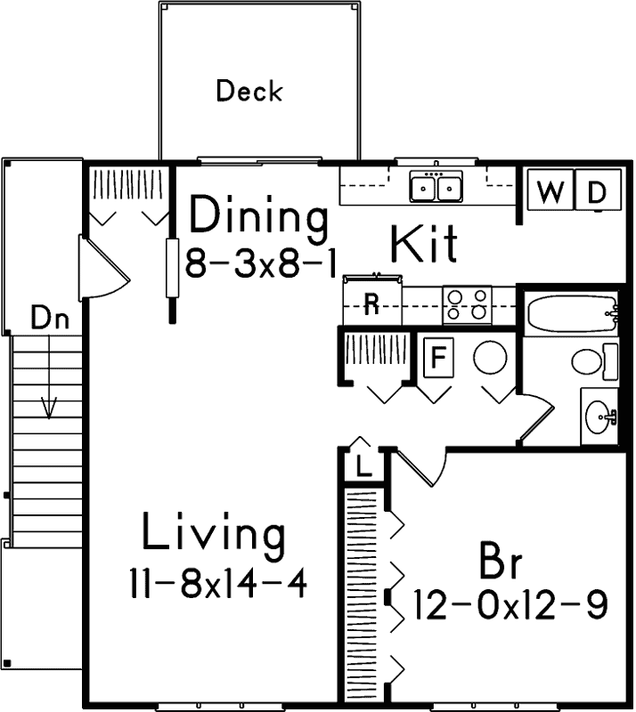 Upper/Second Floor Plan: 77-556