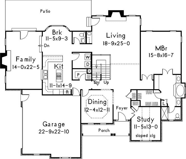 Main Floor Plan: 77-567
