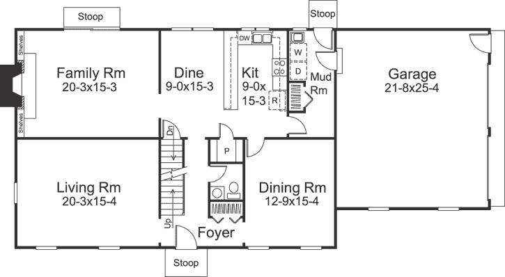 Main Floor Plan: 77-571