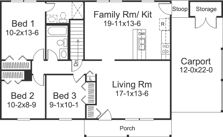 Main Floor Plan: 77-585