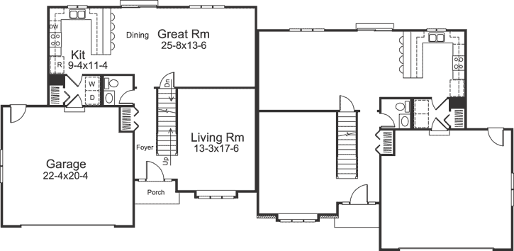 Main Floor Plan: 77-588