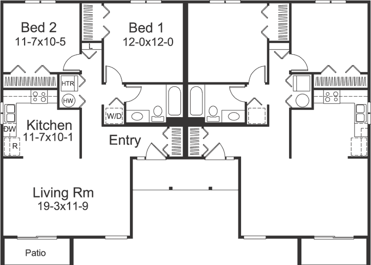 Main Floor Plan: 77-590