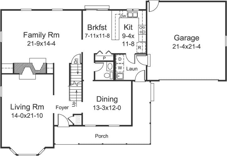 Main Floor Plan: 77-593