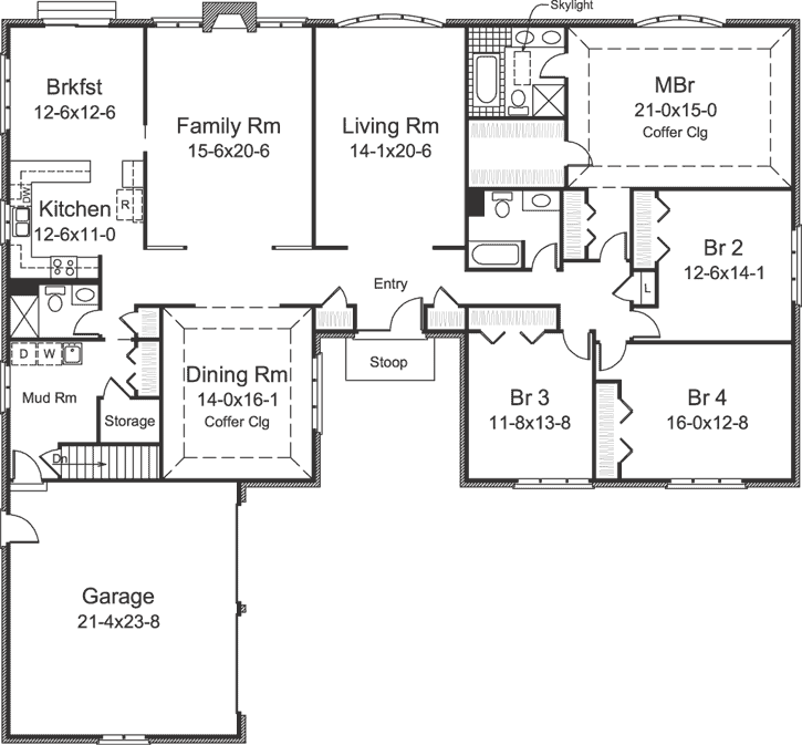Main Floor Plan: 77-596