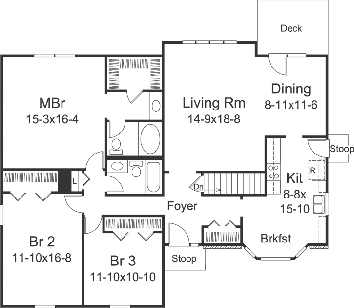 Main Floor Plan: 77-597