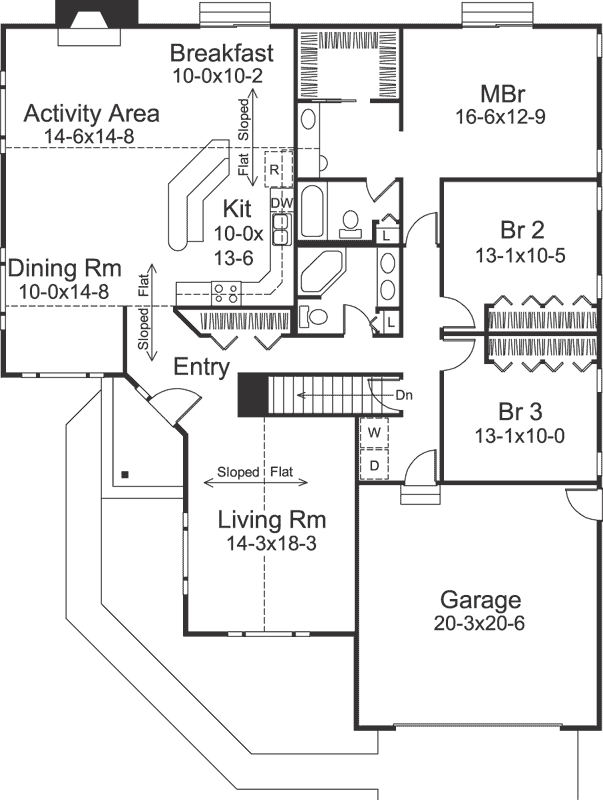 Main Floor Plan: 77-601
