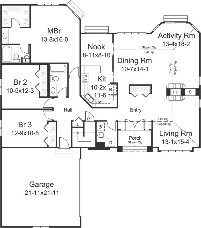 Main Floor Plan: 77-602