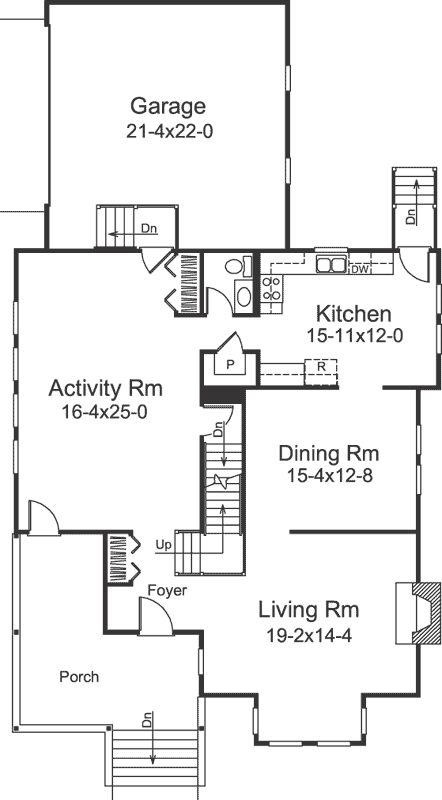 Main Floor Plan: 77-604